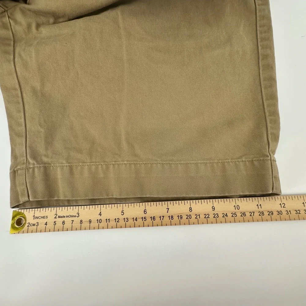 Polo‎ Ralph Lauren Mens 42T Khaki Chino Shorts Tan Cotton Tall Long 42L Solid